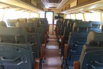 35 seater fully lxuury coach hire in delhi