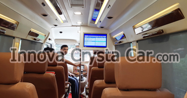 10 seater deluxe 1x1 maharaja tempo traveller